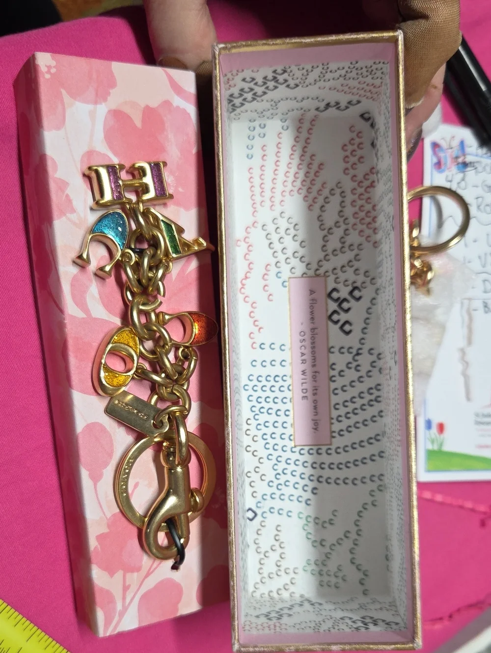 BNWT: C-O-A-C-H Keychain/Bag Charm. Never Used